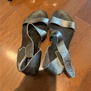 Pedro Garcia Black Leather Strappy Sandals